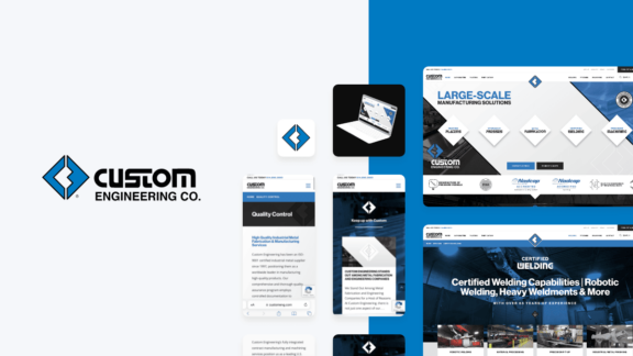 Custom Engineering – Website Design Case Study