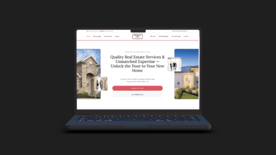 Features List for A Real Estate Website Design